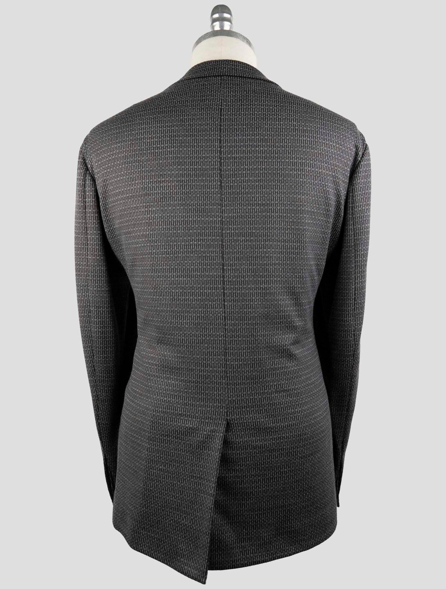Kiton Knt Gray Cashmere Wool Pl Suit