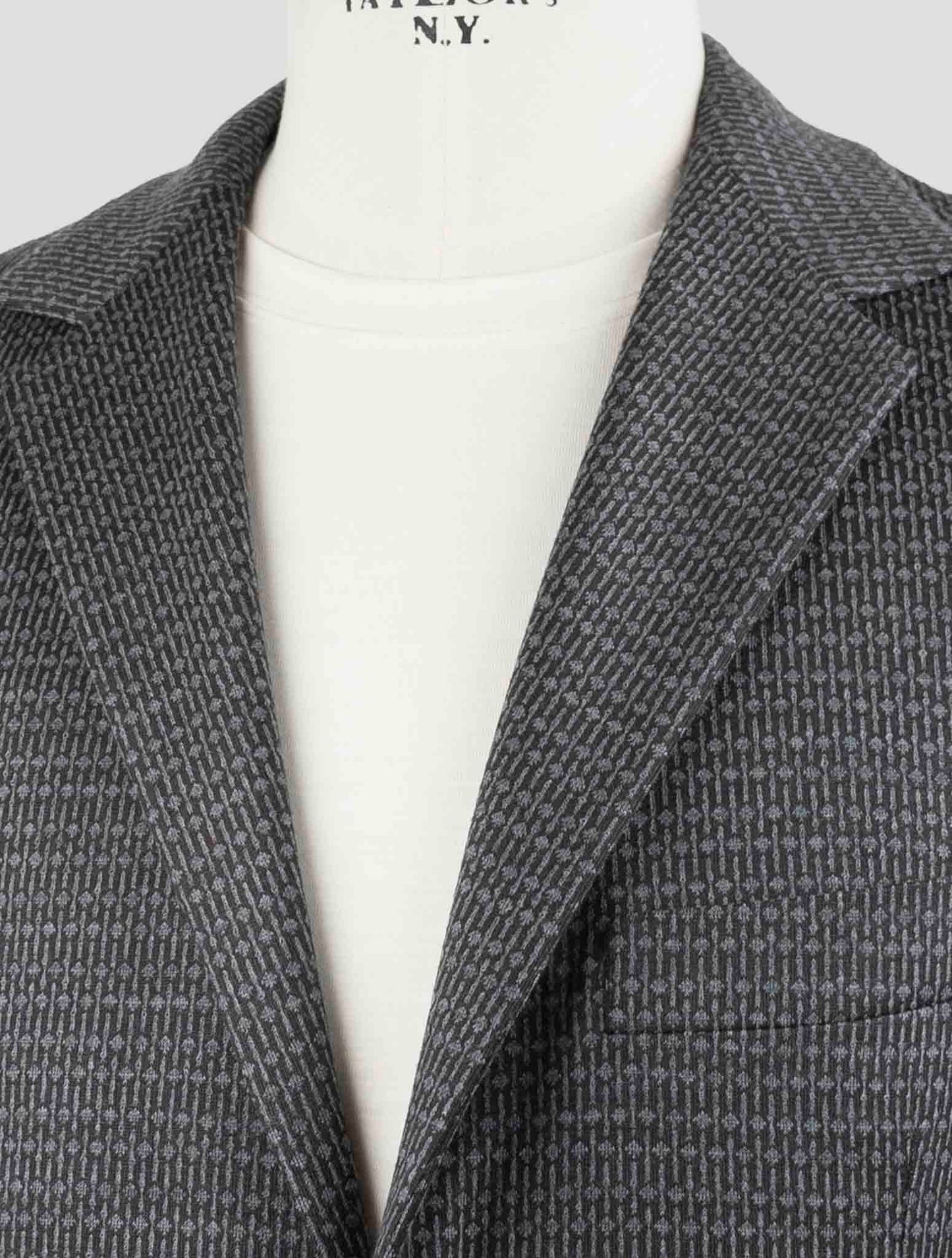 Kiton Knt Gray Cashmere Wool Pl Suit