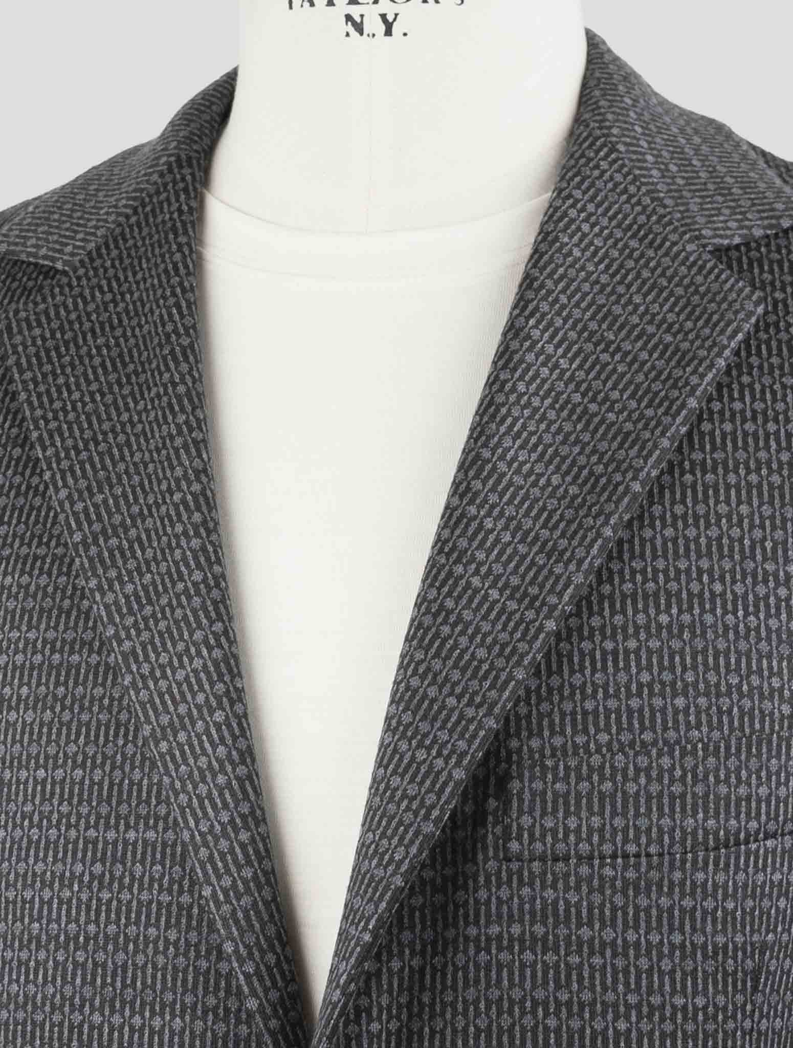Kiton Knt Gray Cashmere Wool Pl Suit