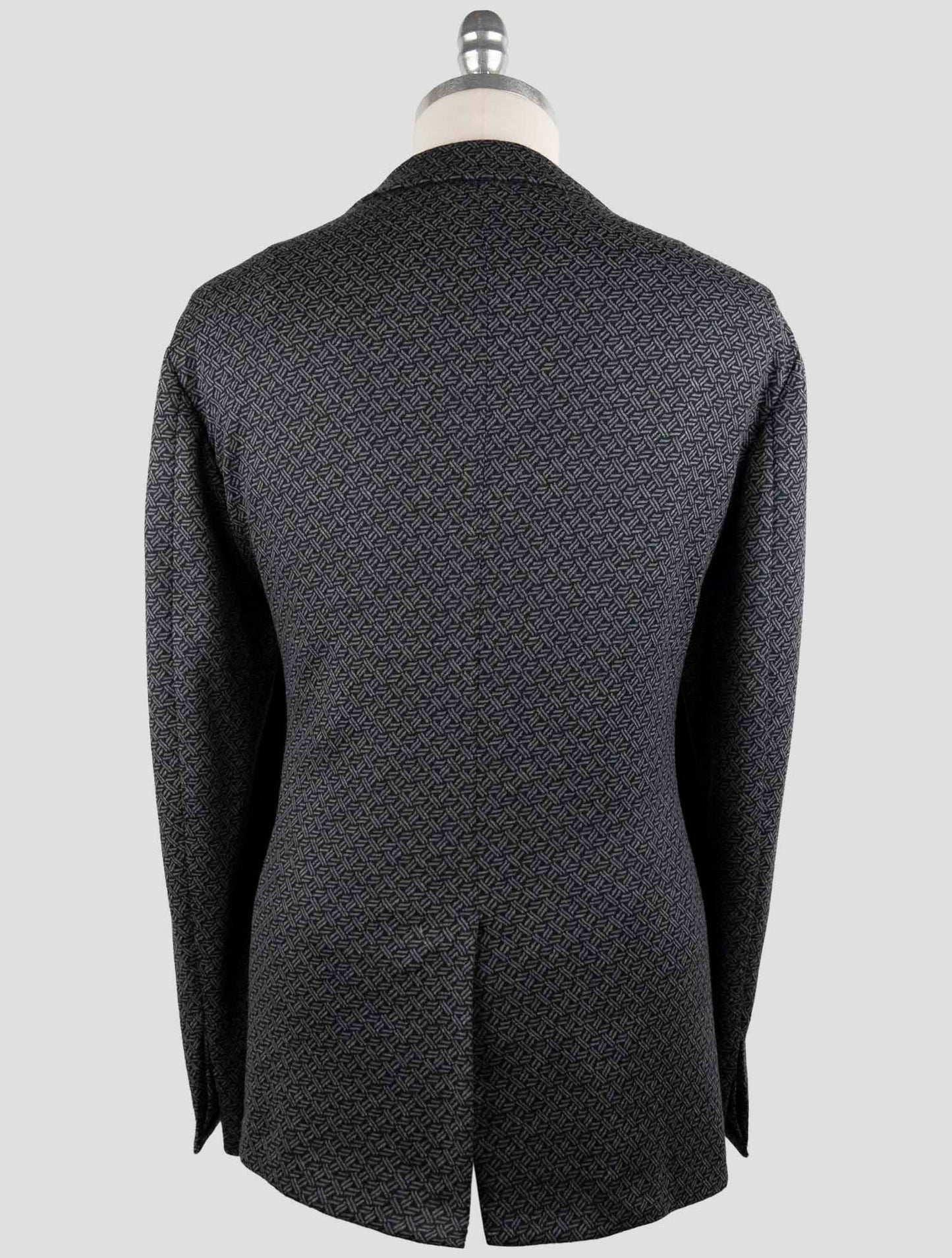 Kiton Knt Gray Cashmere Wool Pl Suit