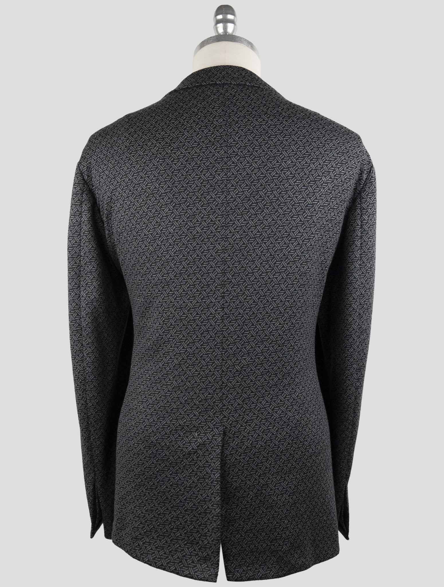 Kiton Knt Gray Cashmere Wool Pl Suit