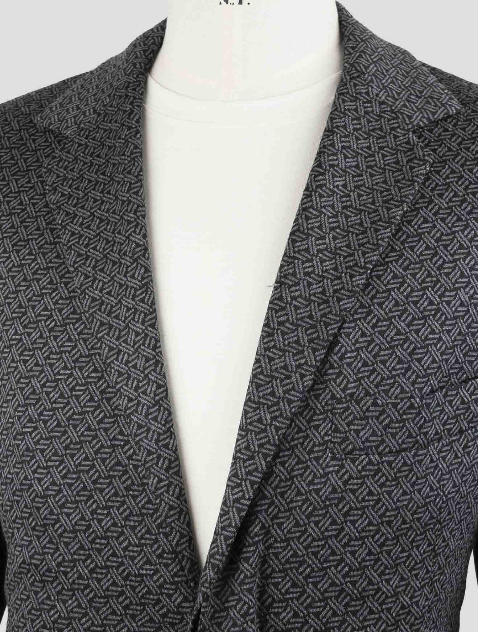Kiton Knt Gray Cashmere Wool Pl Suit