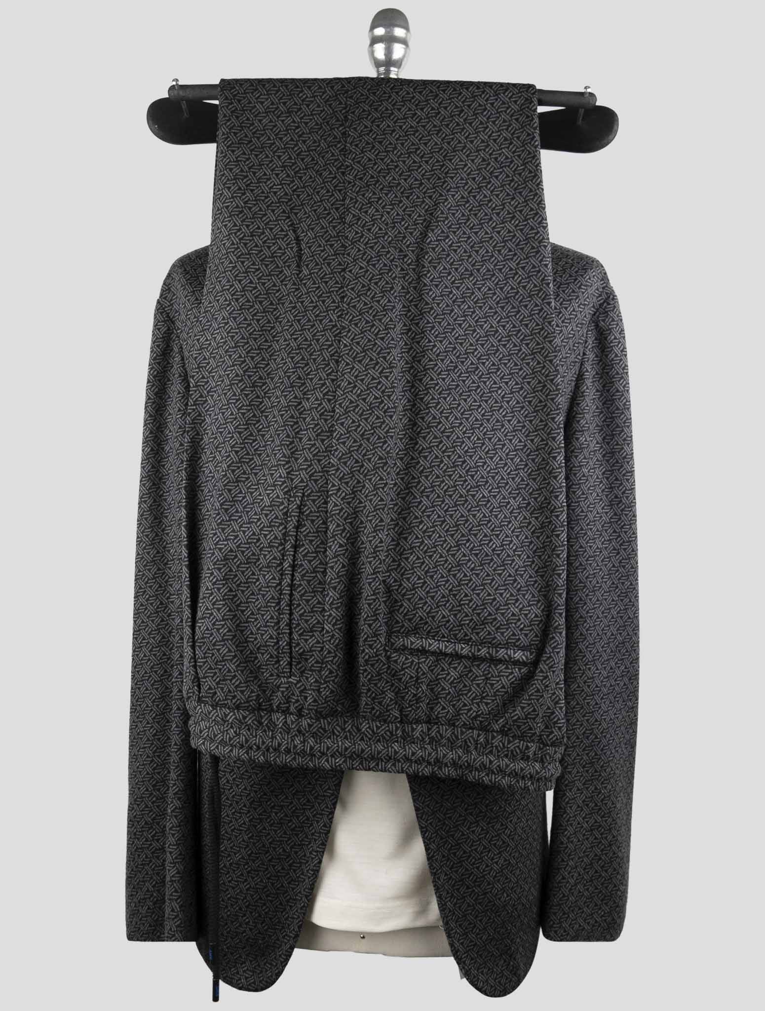 Kiton Knt Gray Cashmere Wool Pl Suit