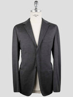 Kiton Knt Gray Cashmere Wool Pl Suit