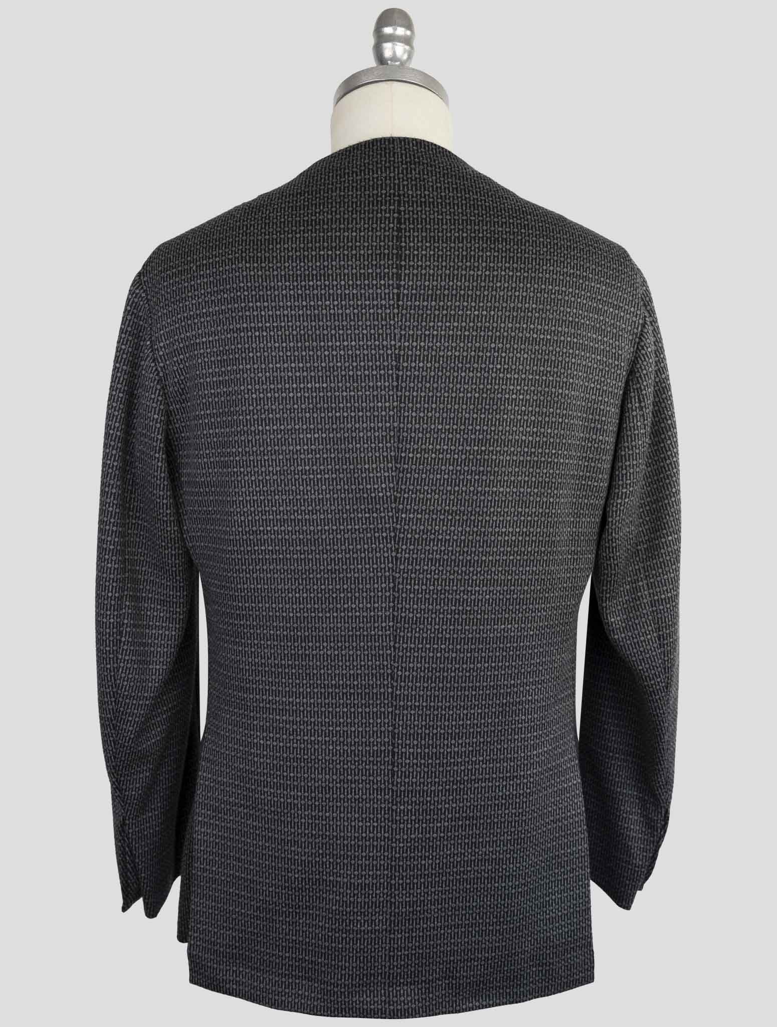 Kiton Knt Gray Cashmere Wool Pl Suit