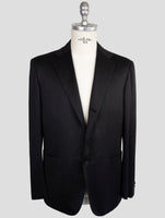 Kiton Knt Blue Wool Suit