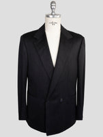 Kiton Knt Dark Gray Wool Suit