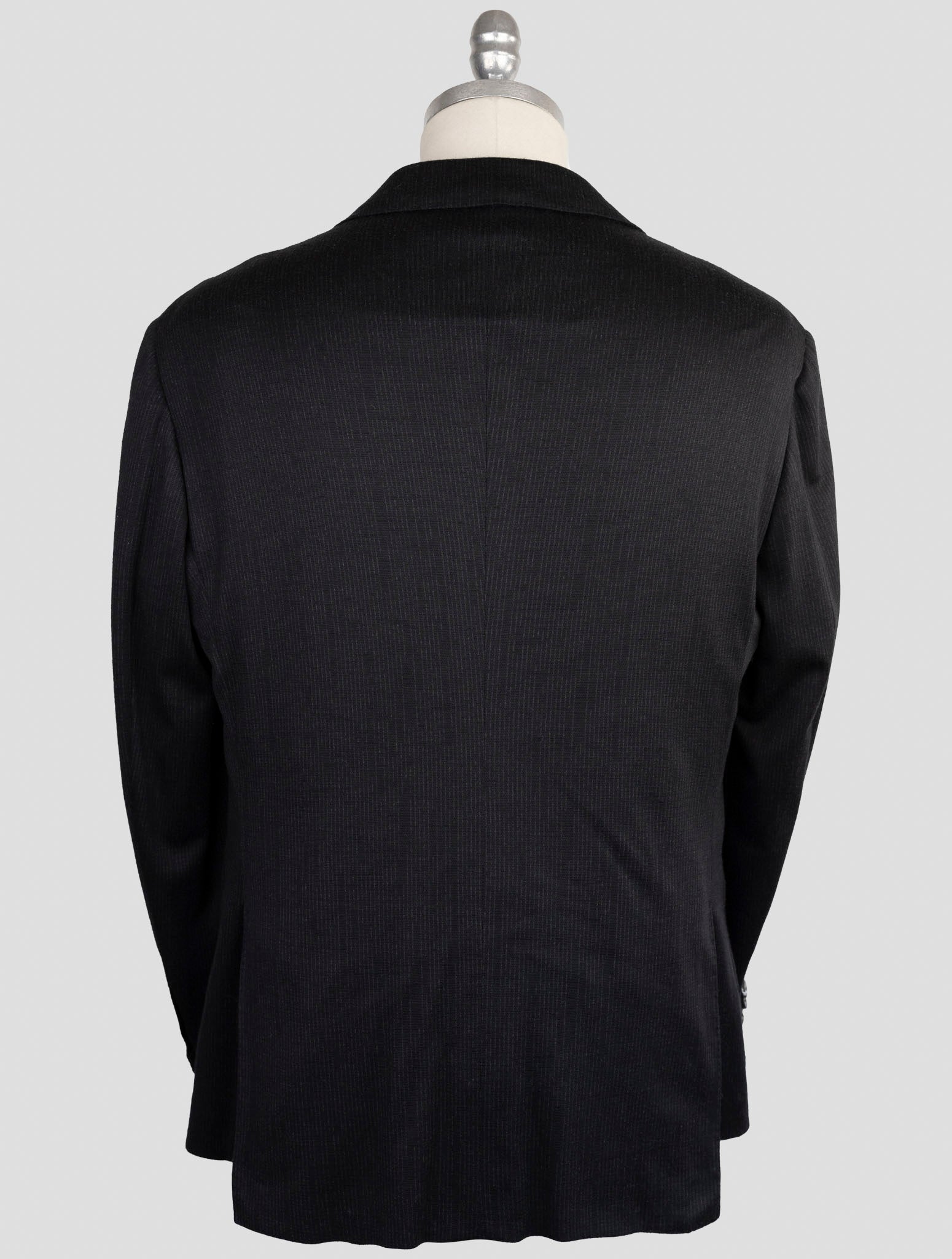 Kiton Knt Dark Gray Wool Suit