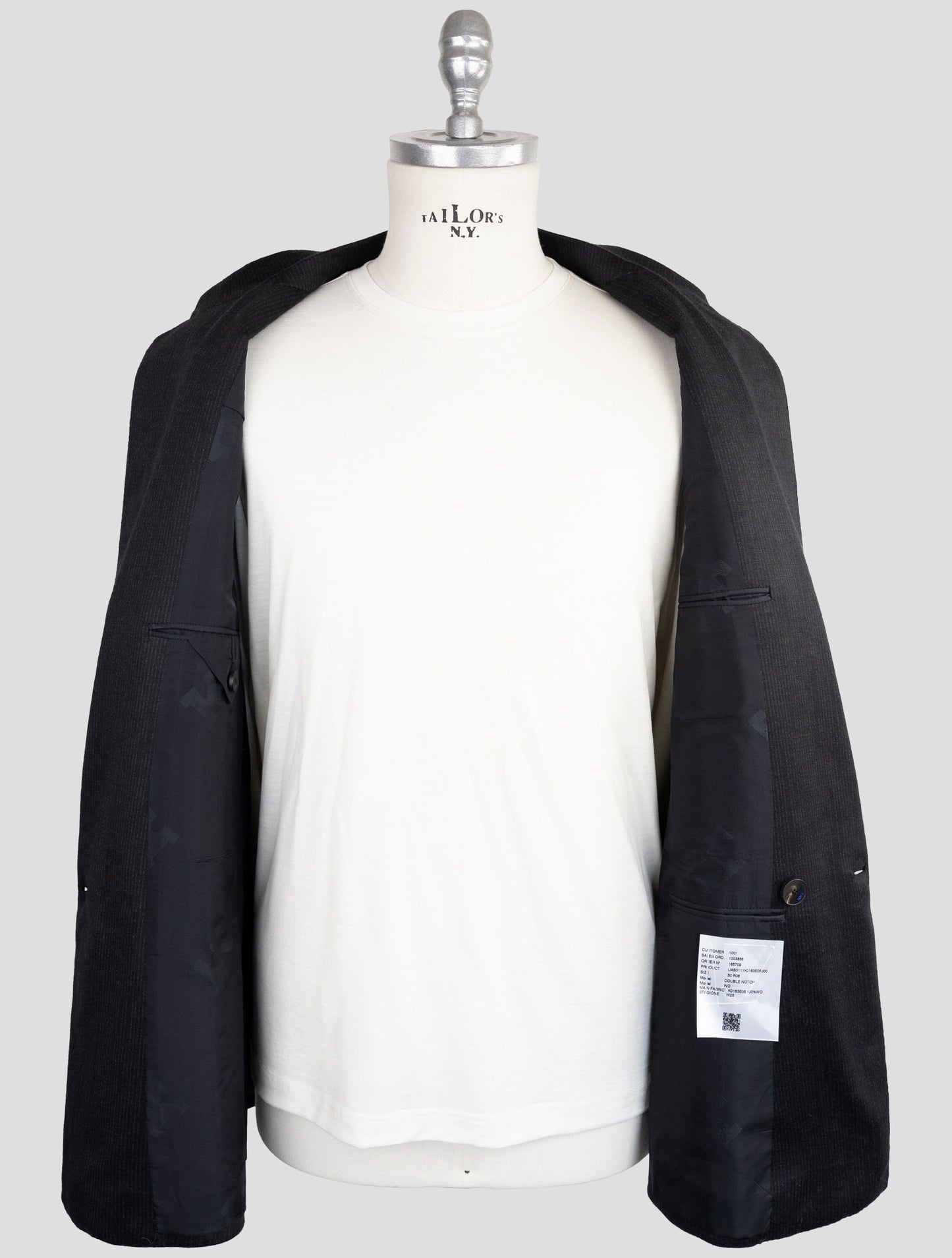 Kiton Knt Blue Wool Suit