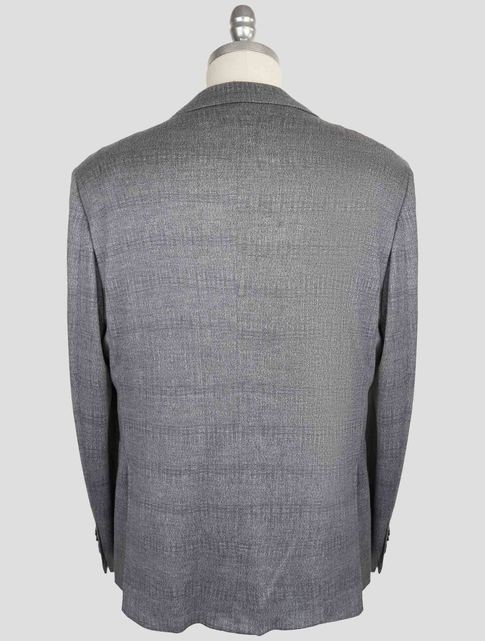 Kiton Knt Gray Wool Suit