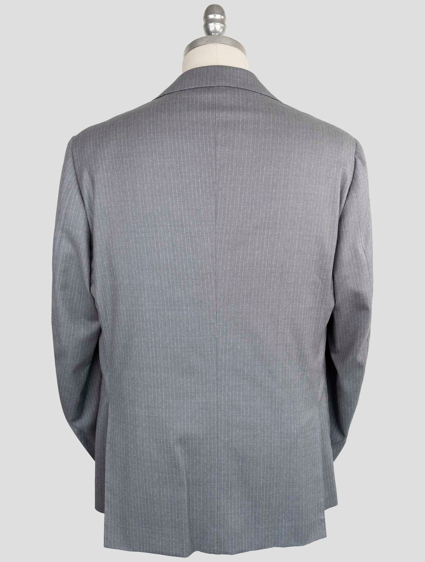 Kiton Knt Gray Virgin Wool Ea Suit