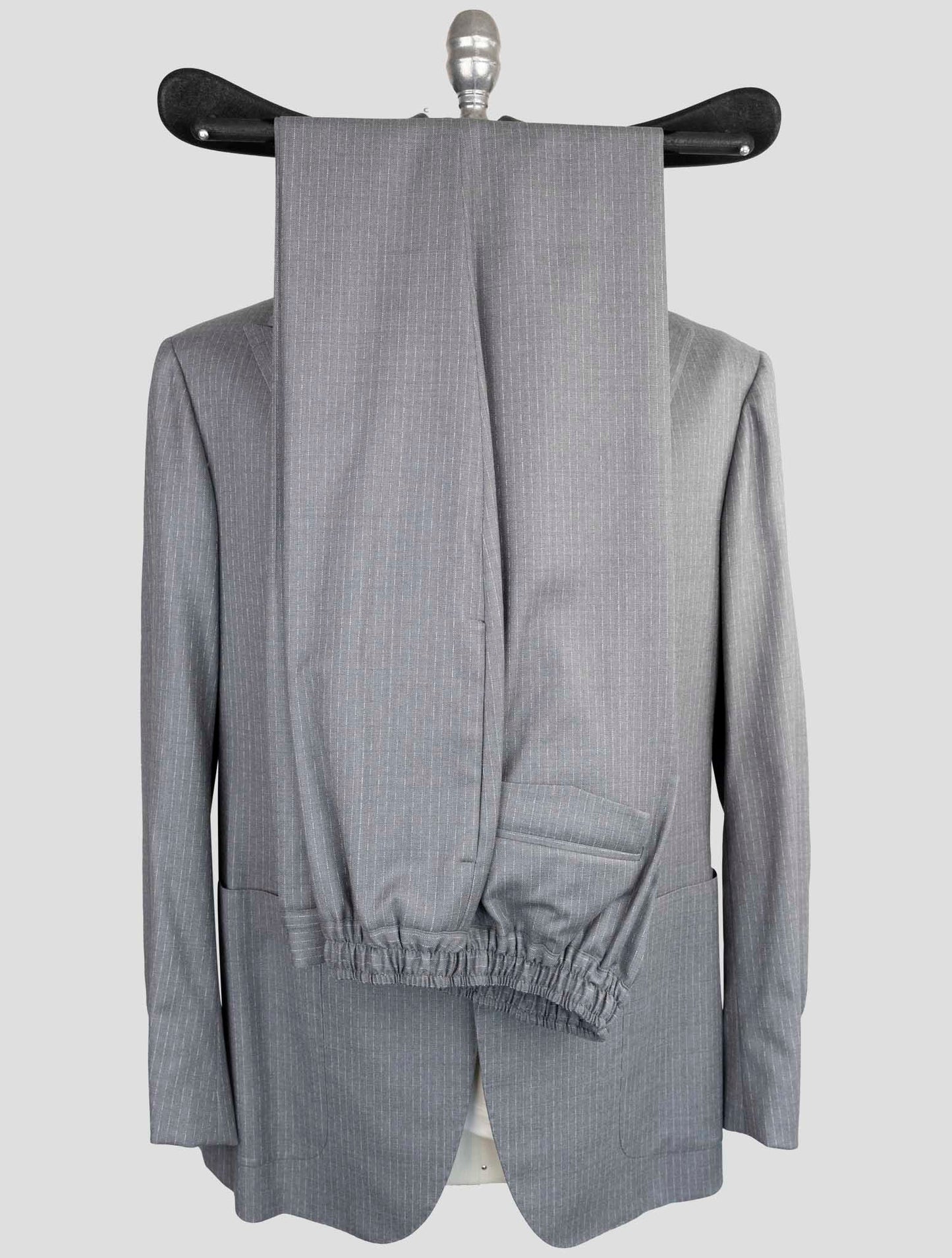 Kiton Knt Gray Virgin Wool Ea Suit