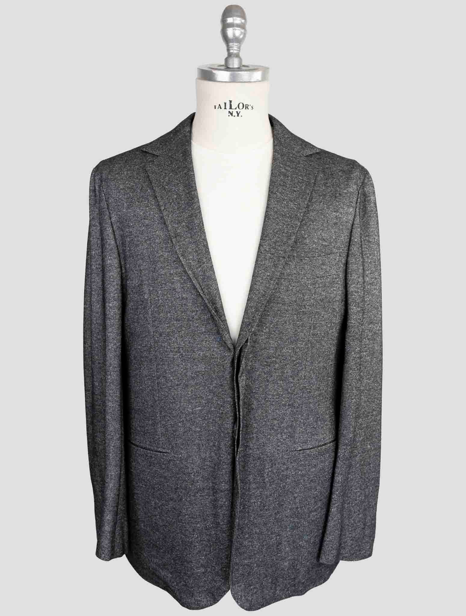 Kiton Knt Dark Gray Cashmere Silk Suit
