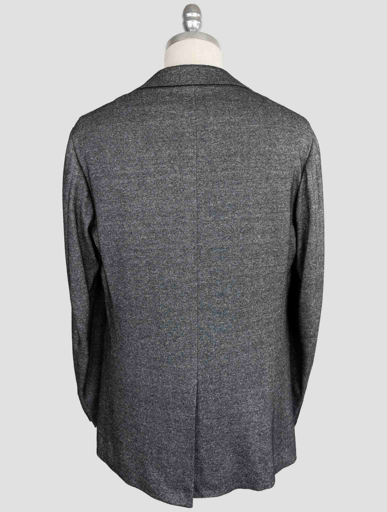 Kiton Knt Dark Gray Cashmere Silk Suit