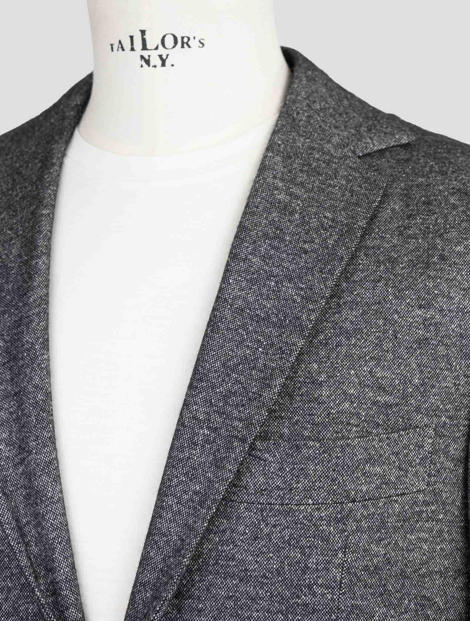 Kiton Knt Dark Gray Cashmere Silk Suit