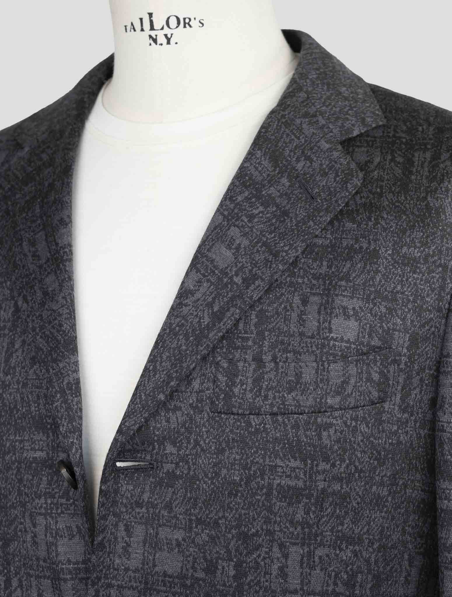 Kiton Knt Gray Wool Suit