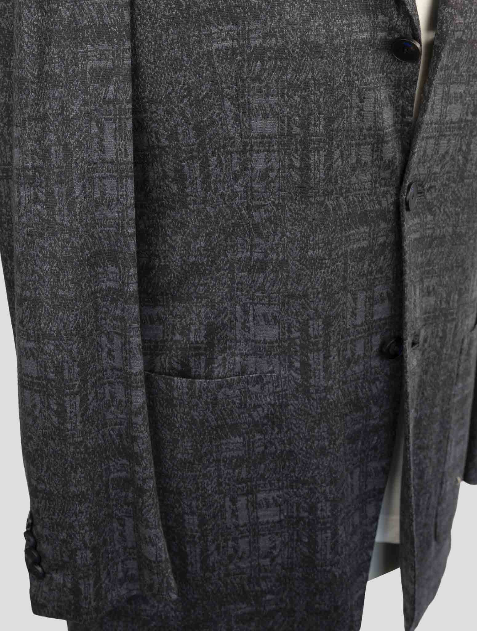 Kiton Knt Gray Wool Suit