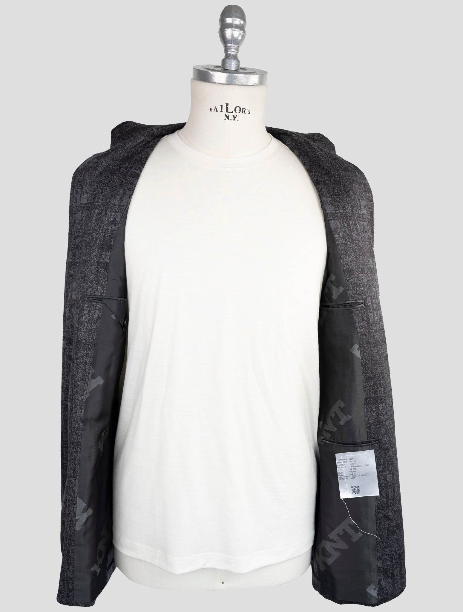 Kiton Knt Gray Wool Suit