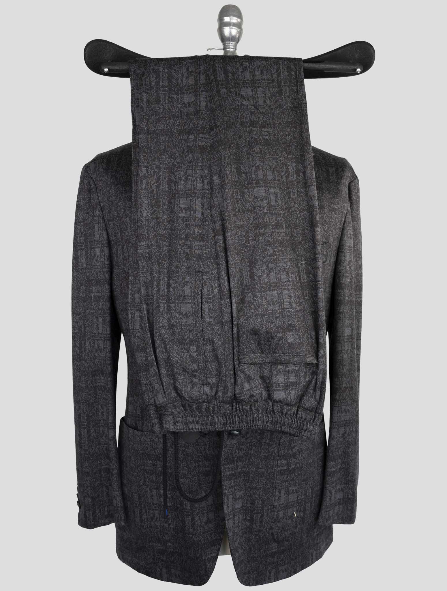 Kiton Knt Gray Wool Suit