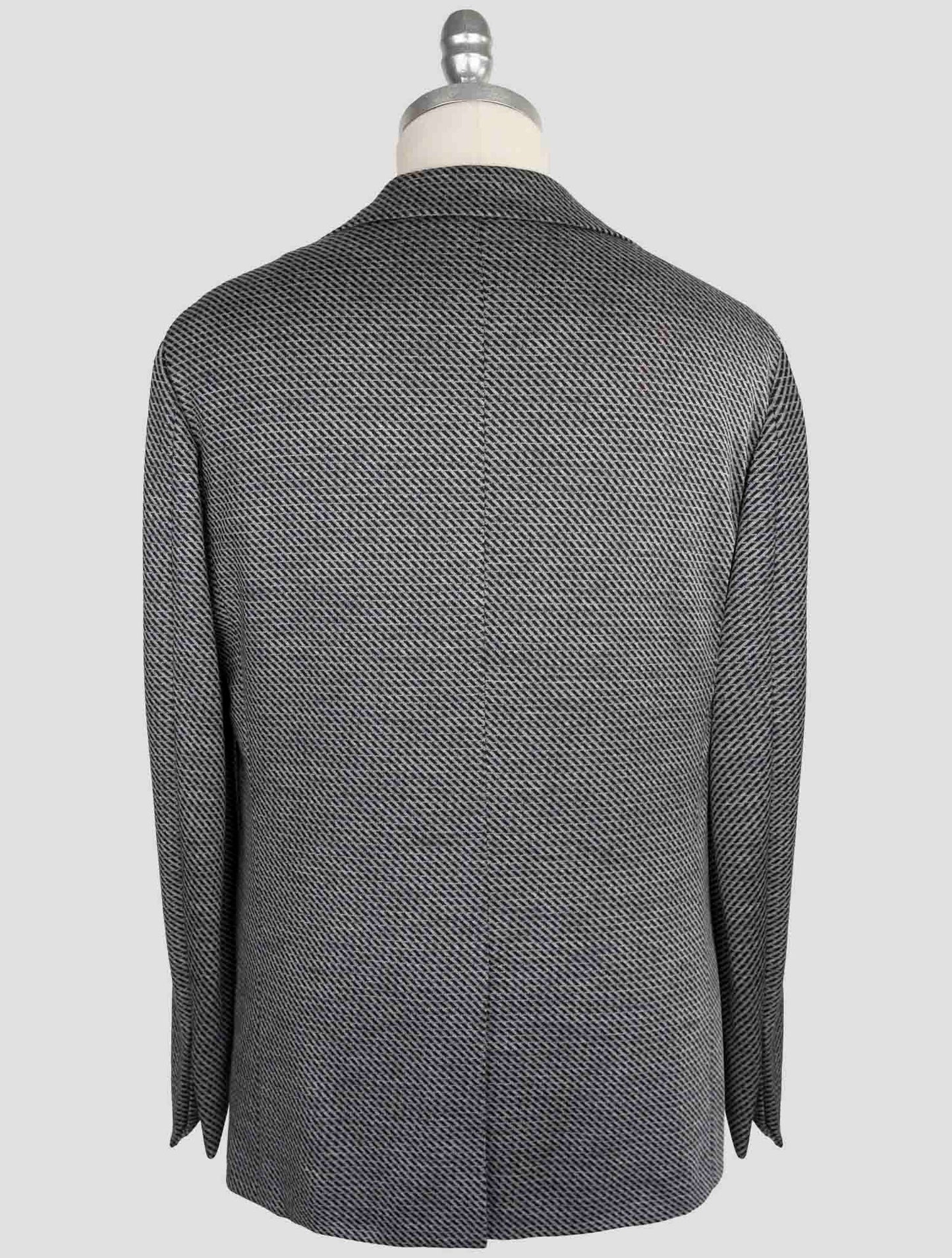 Kiton Knt Gray Cashmere Wool Pl Suit