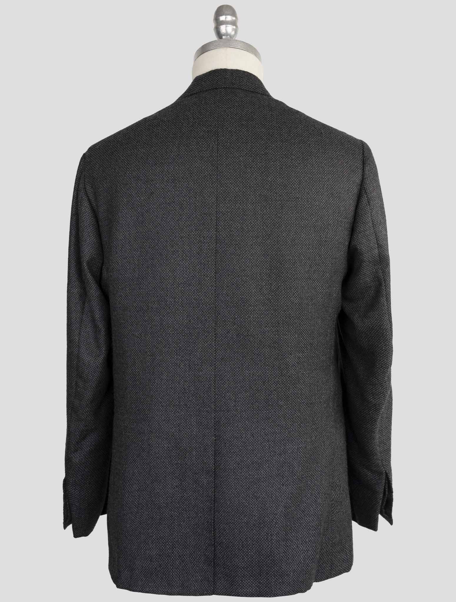 Kiton Knt Gray Cashmere Silk Suit