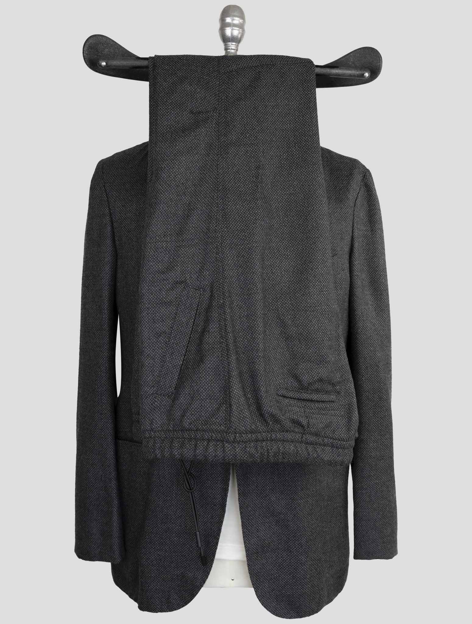 Kiton Knt Gray Cashmere Silk Suit