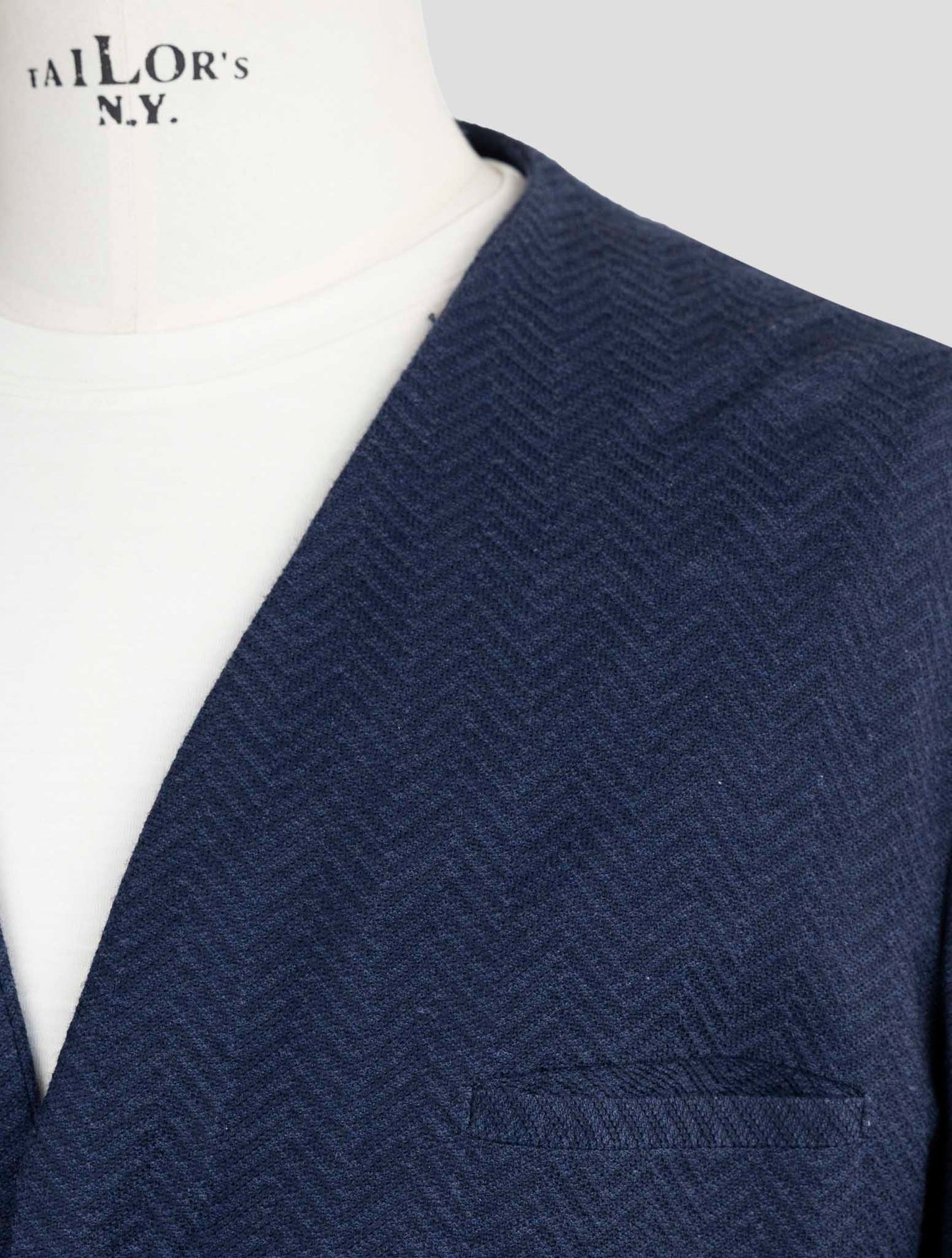 Kiton Knt Blue Cotton Cashmere Silk Suit