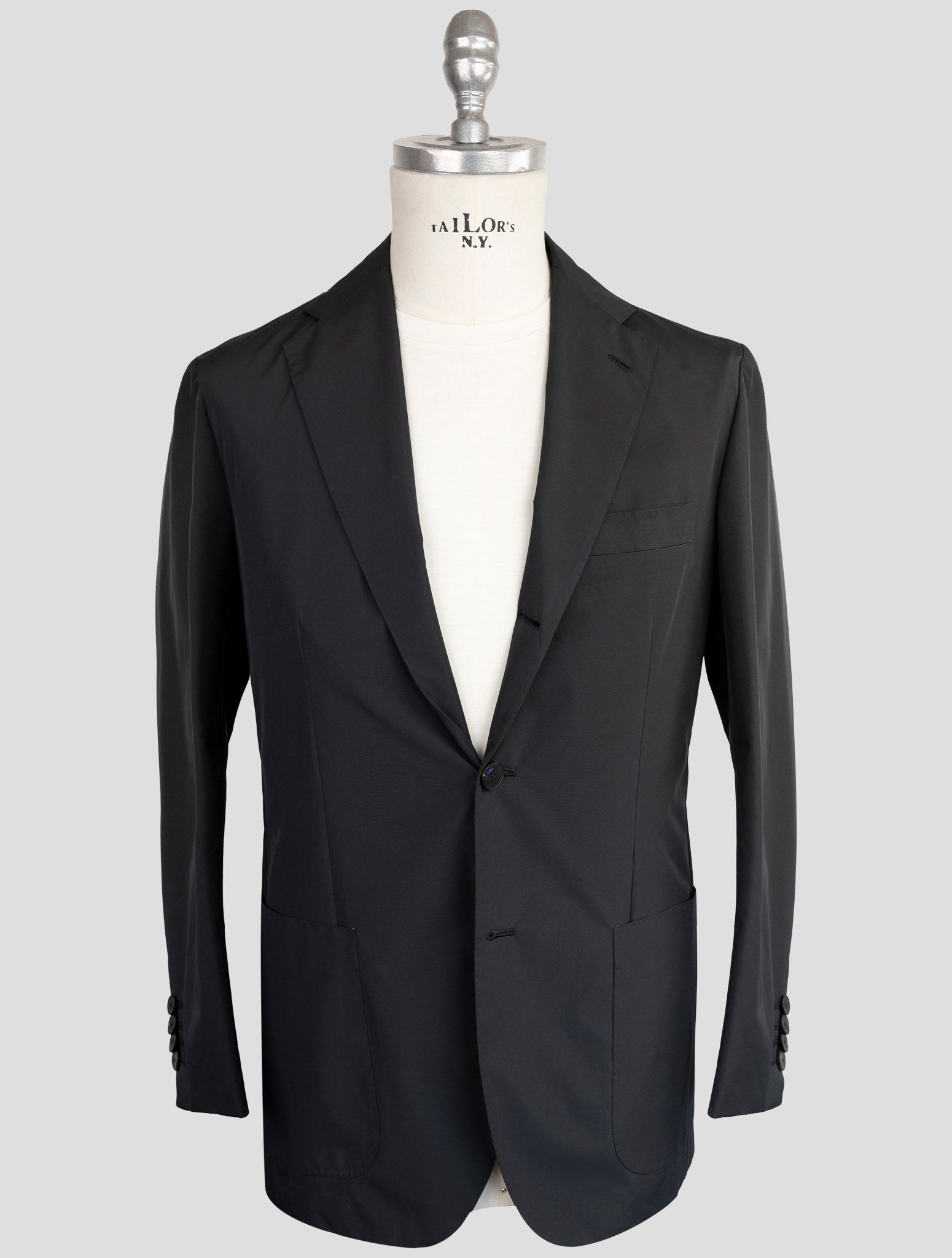 Kiton Knt Dark Blue Pl Suit