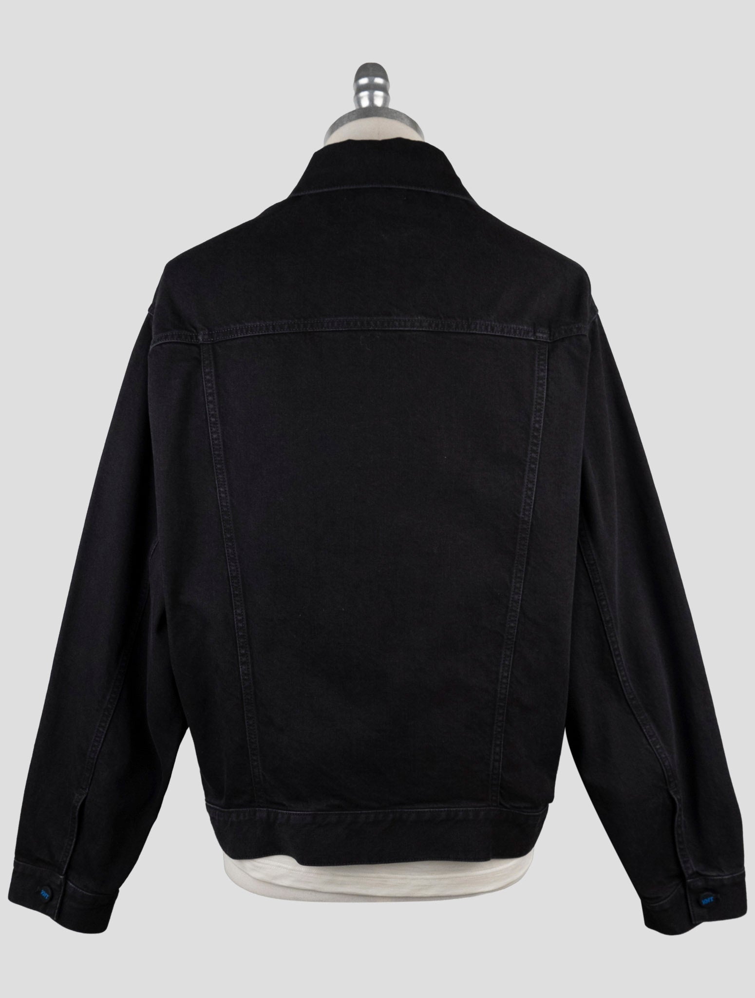 Kiton Knt Black Cotton Ea Coat