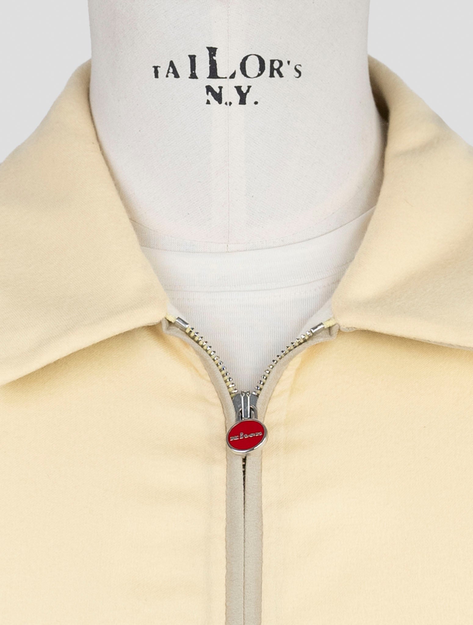 Kiton Yellow Cashmere Silk Coat