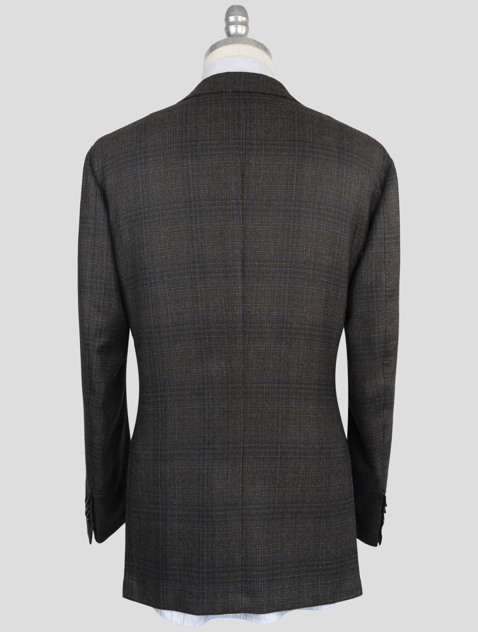 Kiton Brown Cashmere Silk Blazer
