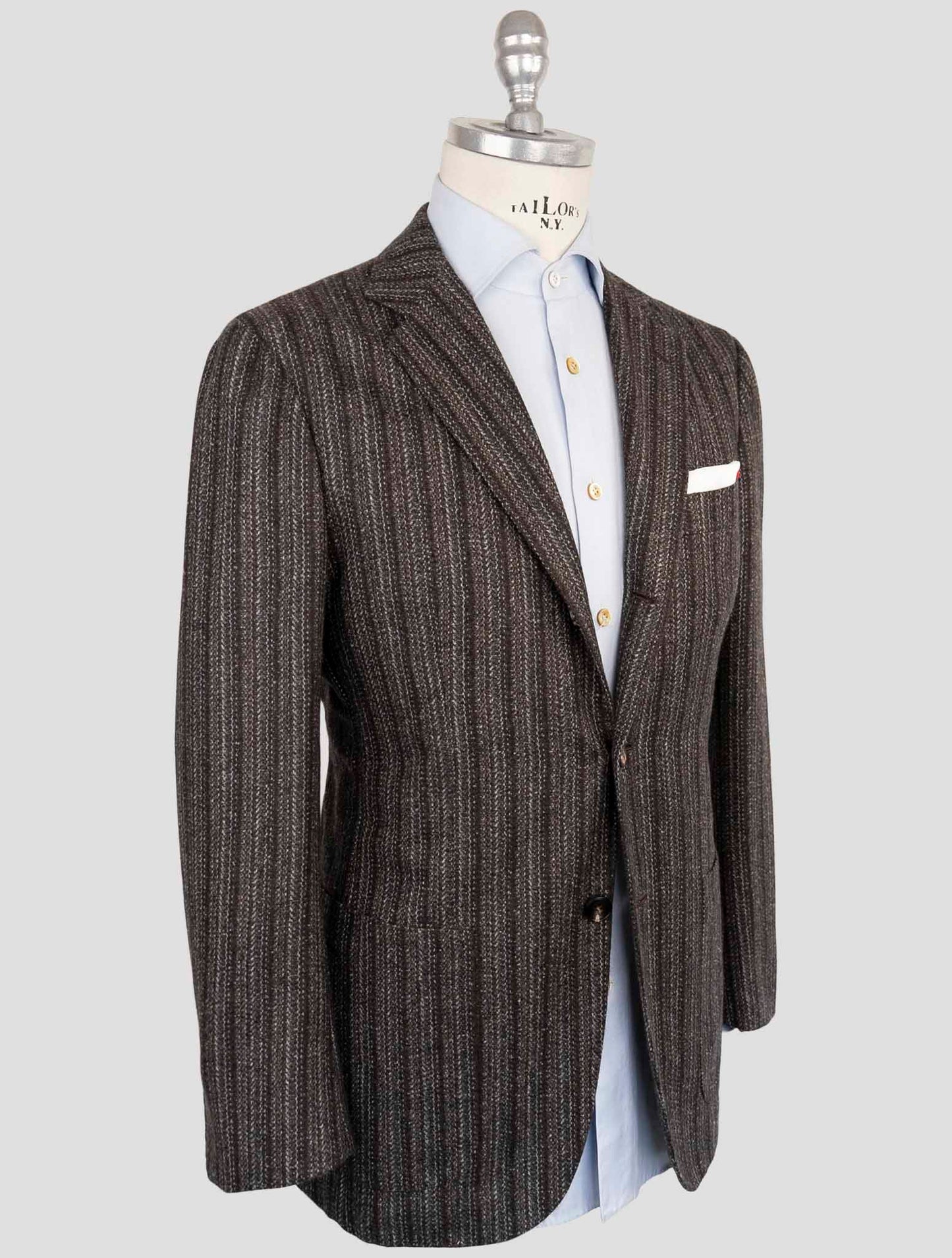 Kiton Brown Cashmere Blazer