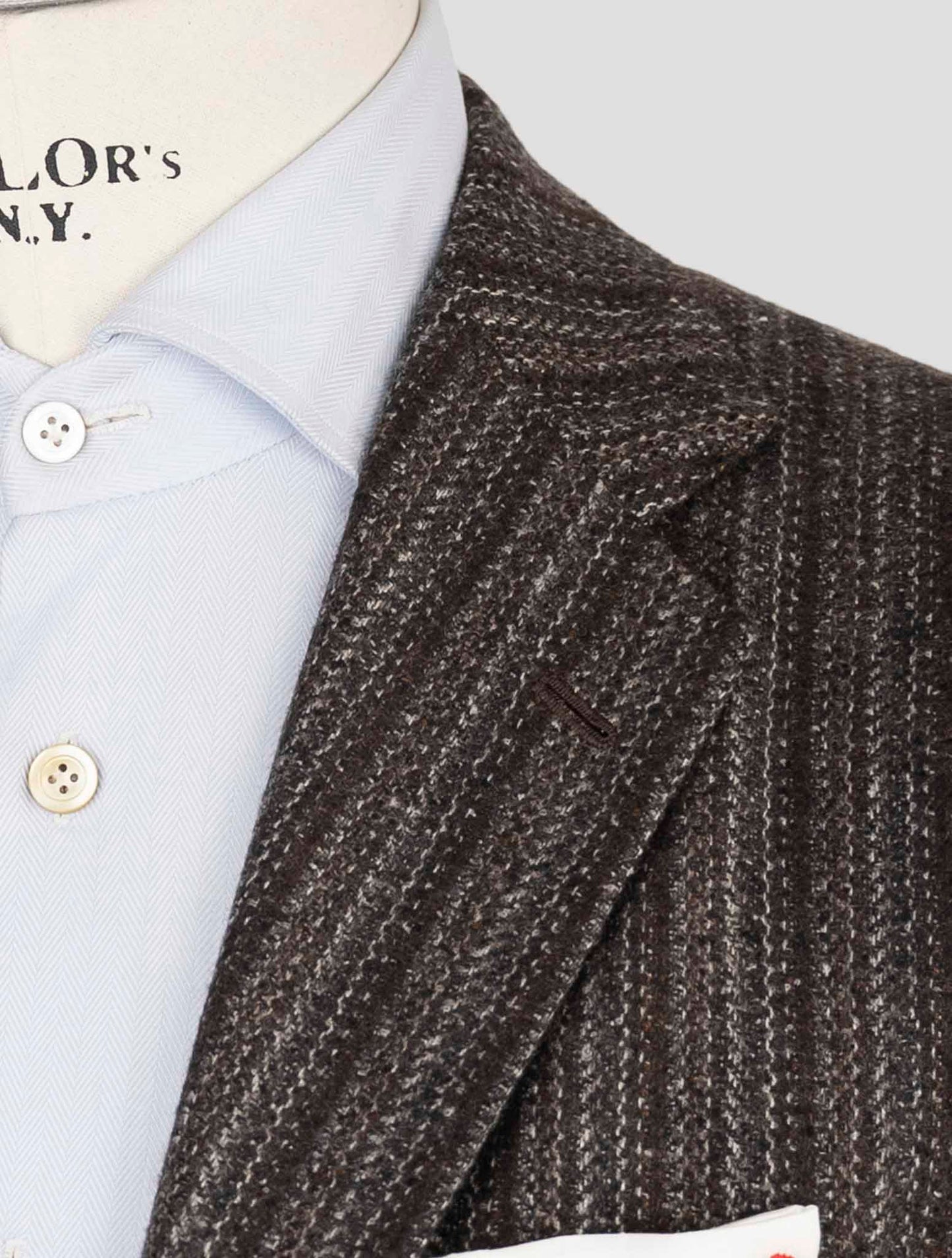 Kiton Brown Cashmere Blazer