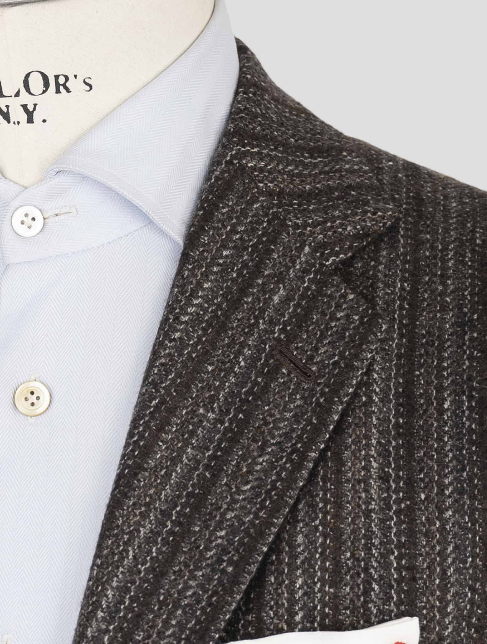 Kiton Brown Cashmere Blazer