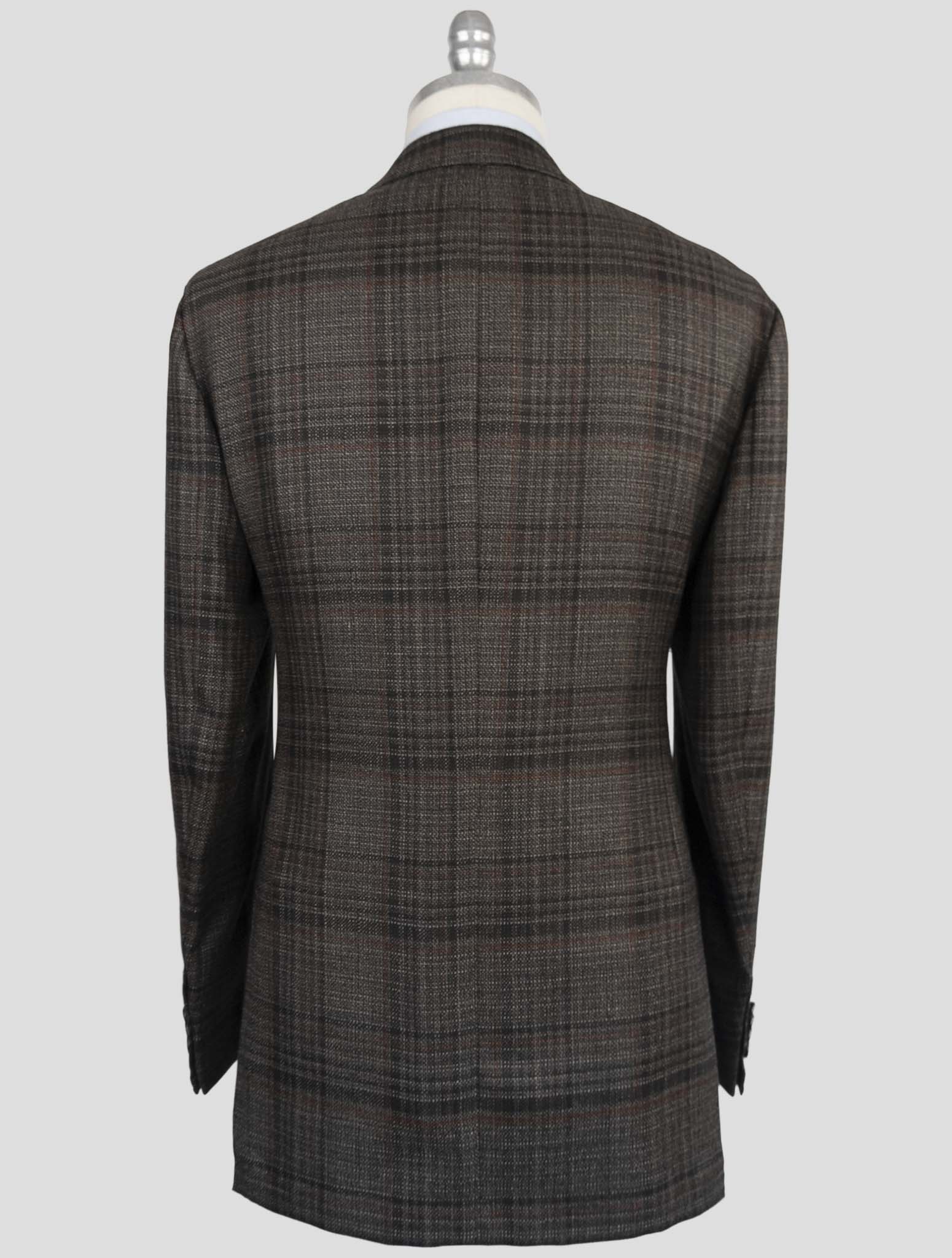 Kiton Brown Cashmere Silk Blazer