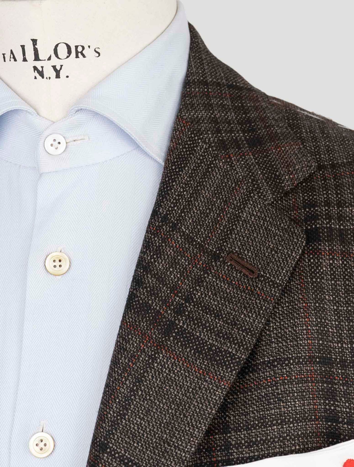 Kiton Brown Cashmere Silk Blazer