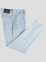 Kiton Knt Light Blue Cotton Pe Jeans