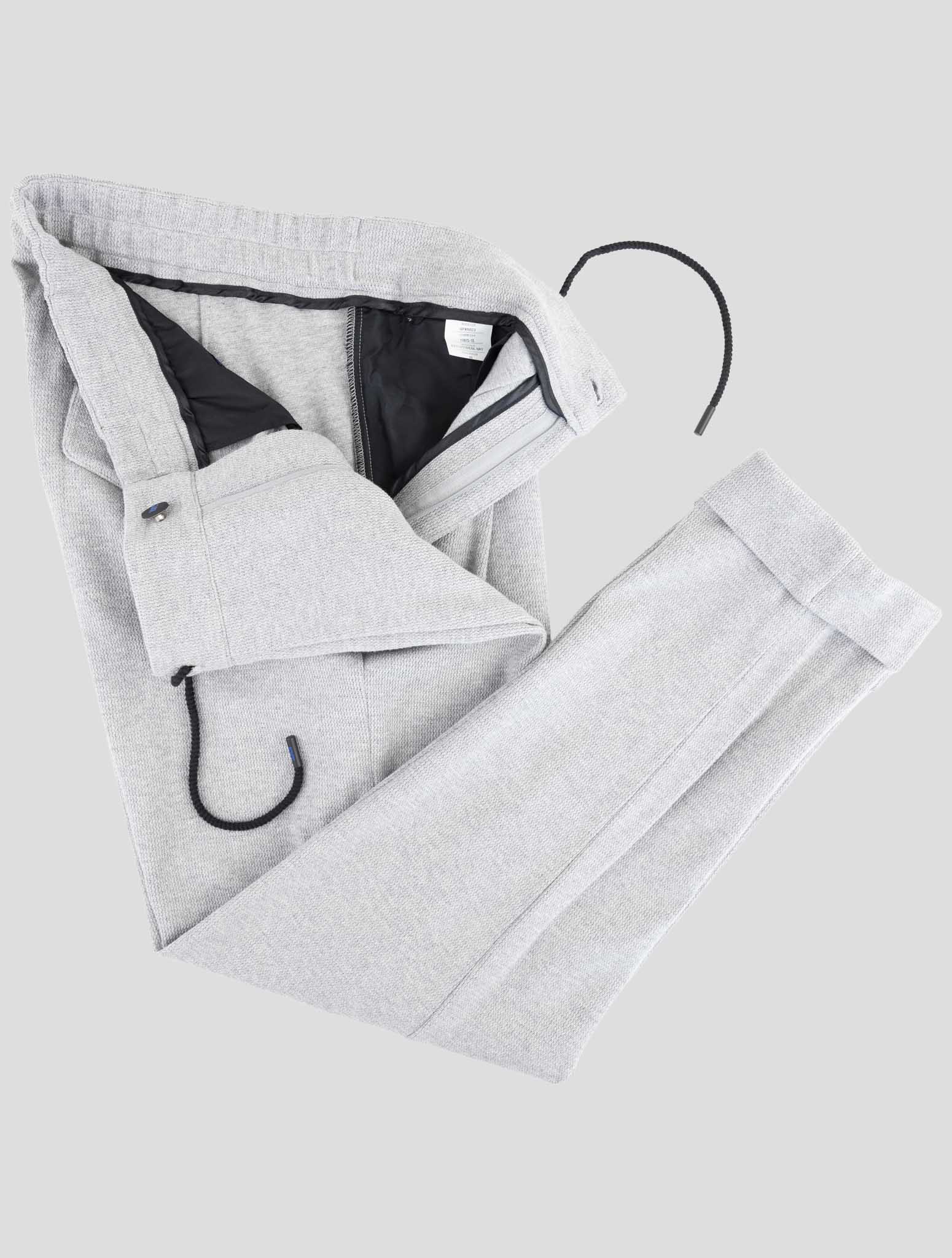 Kiton Knt Gray Cotton Pants
