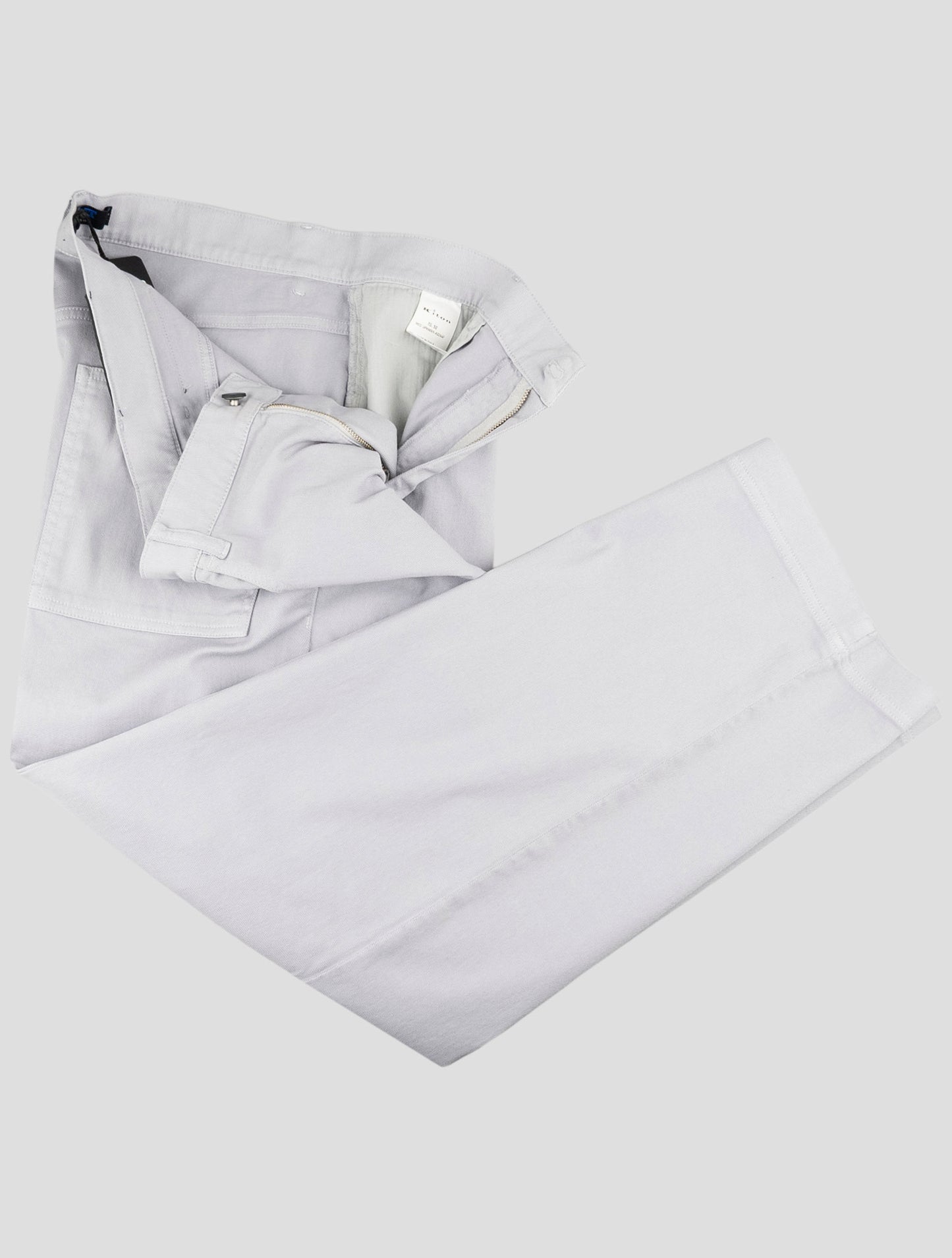 Kiton Knt Light Gray Cotton Ea Jeans