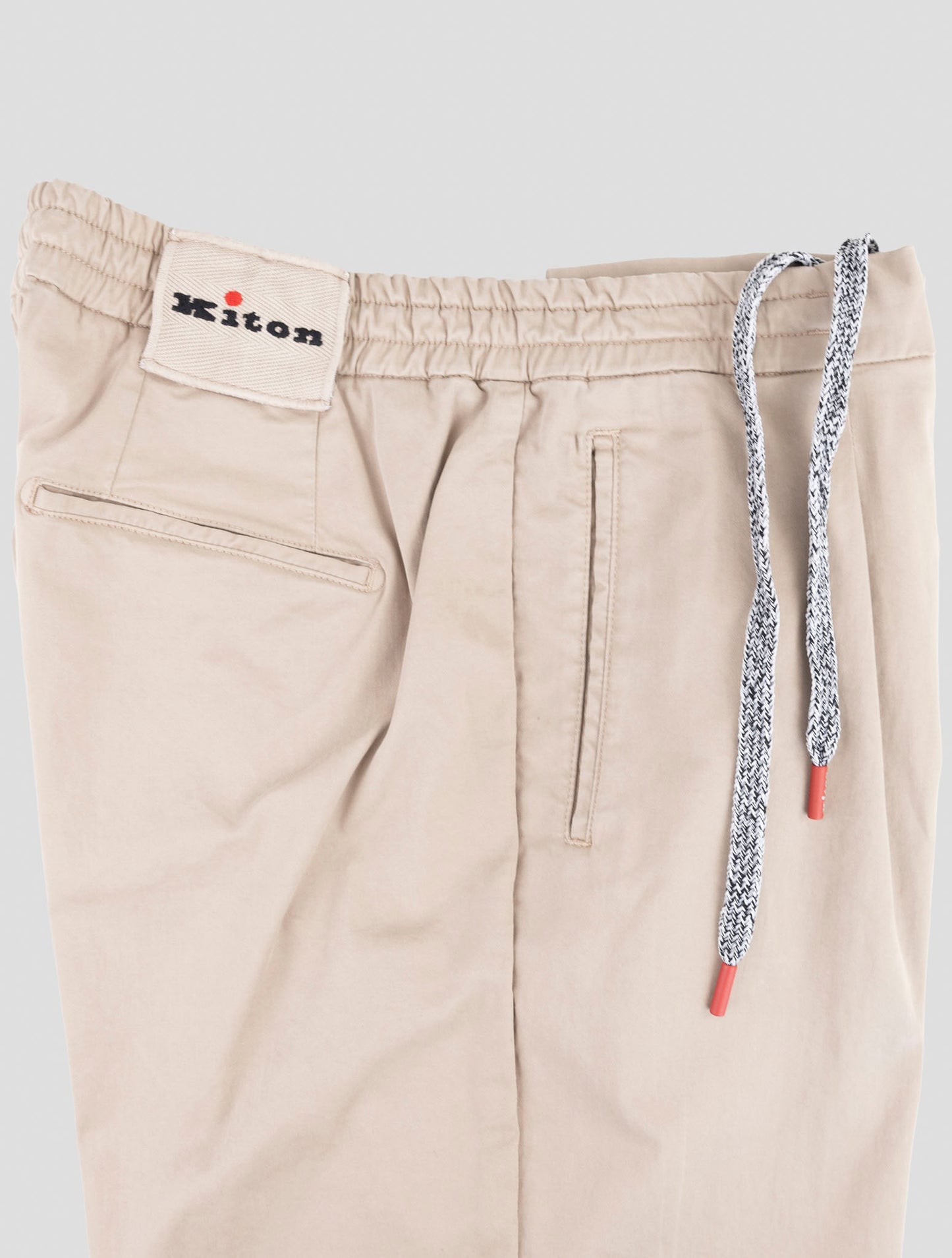 Kiton Knt Beige Cotton Ea Pants