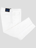 Kiton Knt White Cotton Ea Jeans