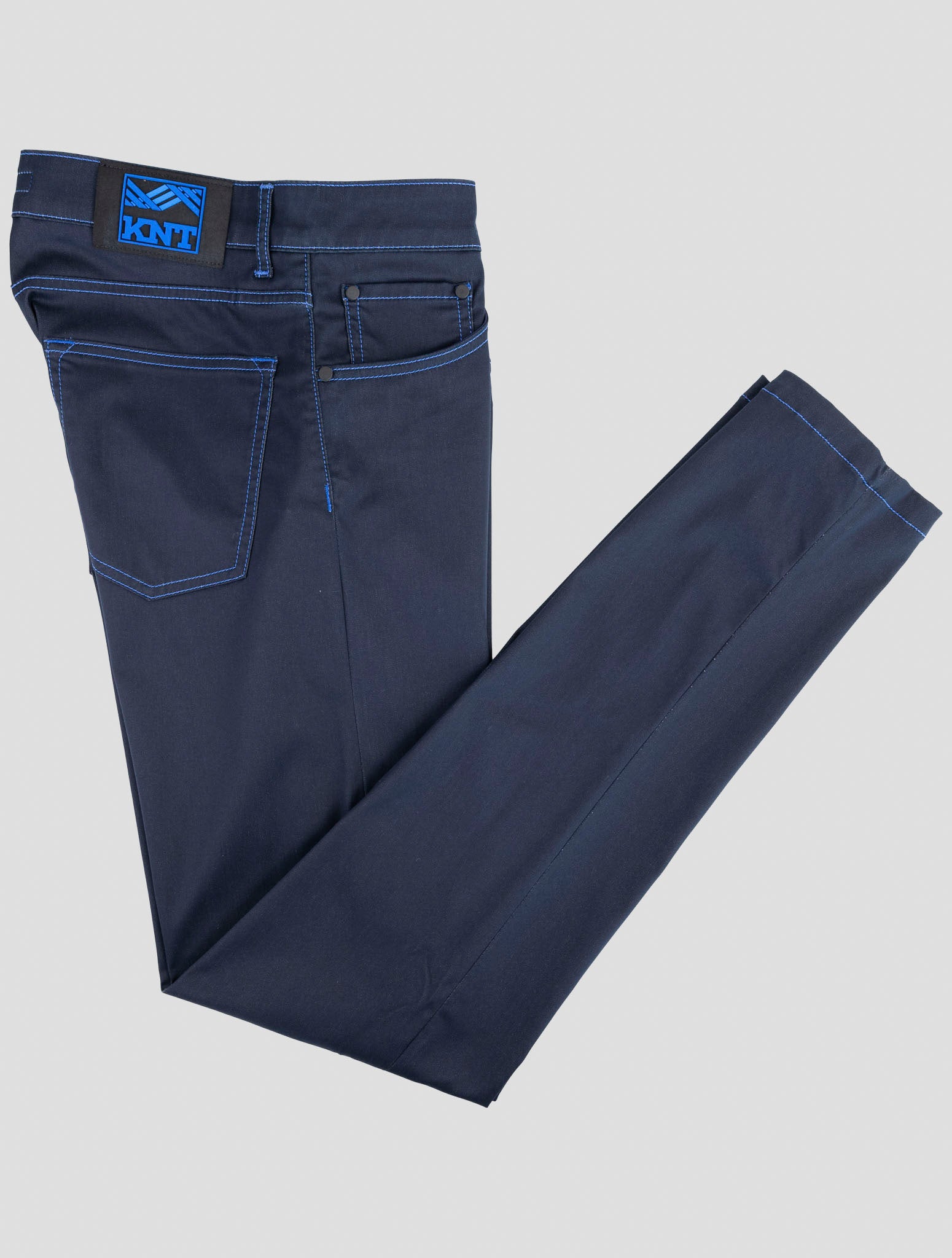 Kiton Knt Blue Cotton Pa Ea Jeans