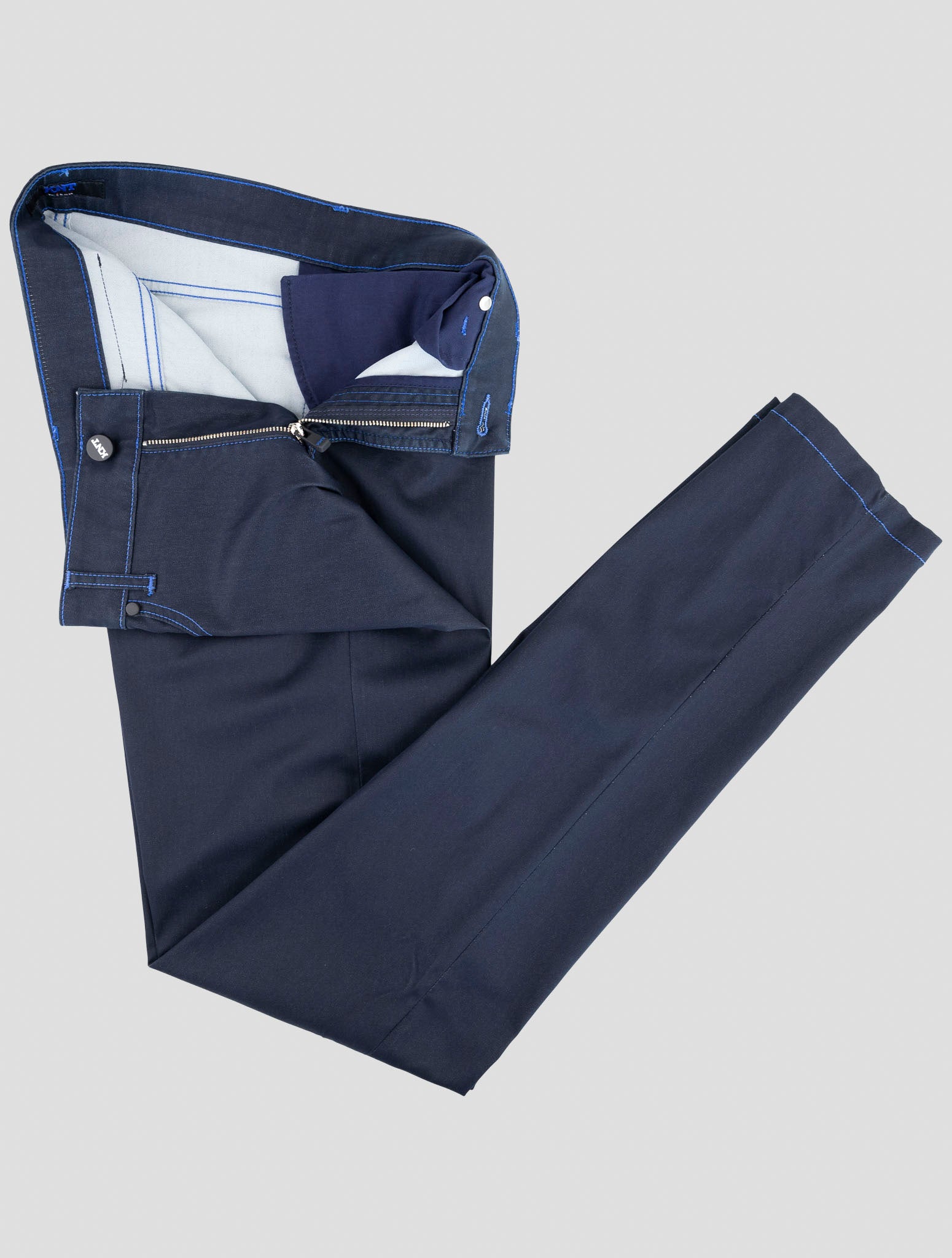 Kiton Knt Blue Cotton Pa Ea Jeans