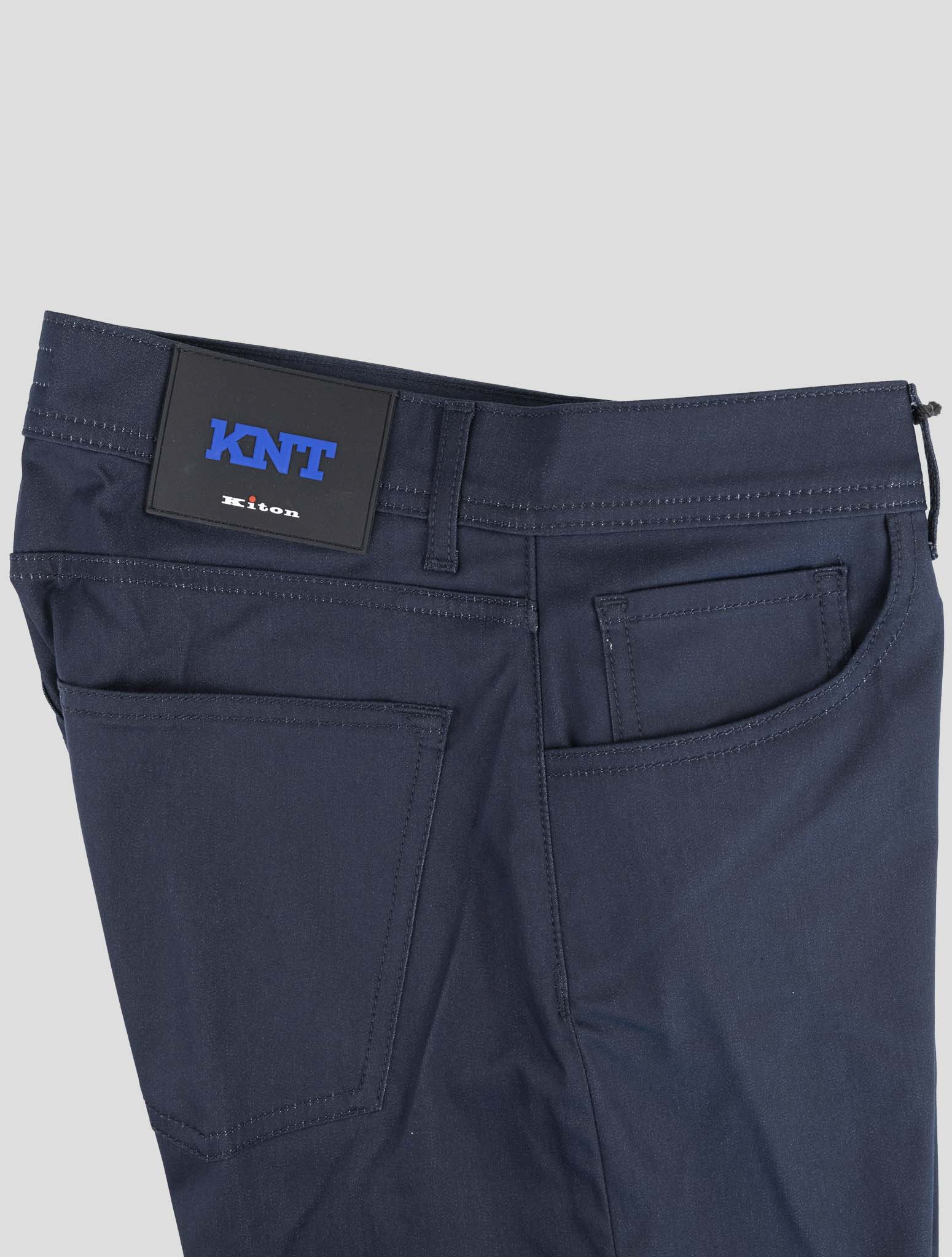 Kiton Knt Blue Cotton Pa Ea Jeans