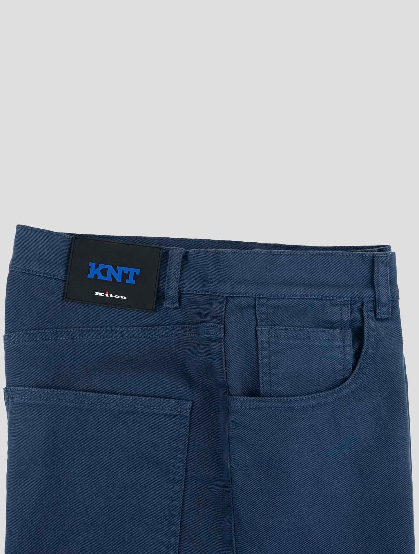 Kiton Knt Blue Cotton Ea Jeans