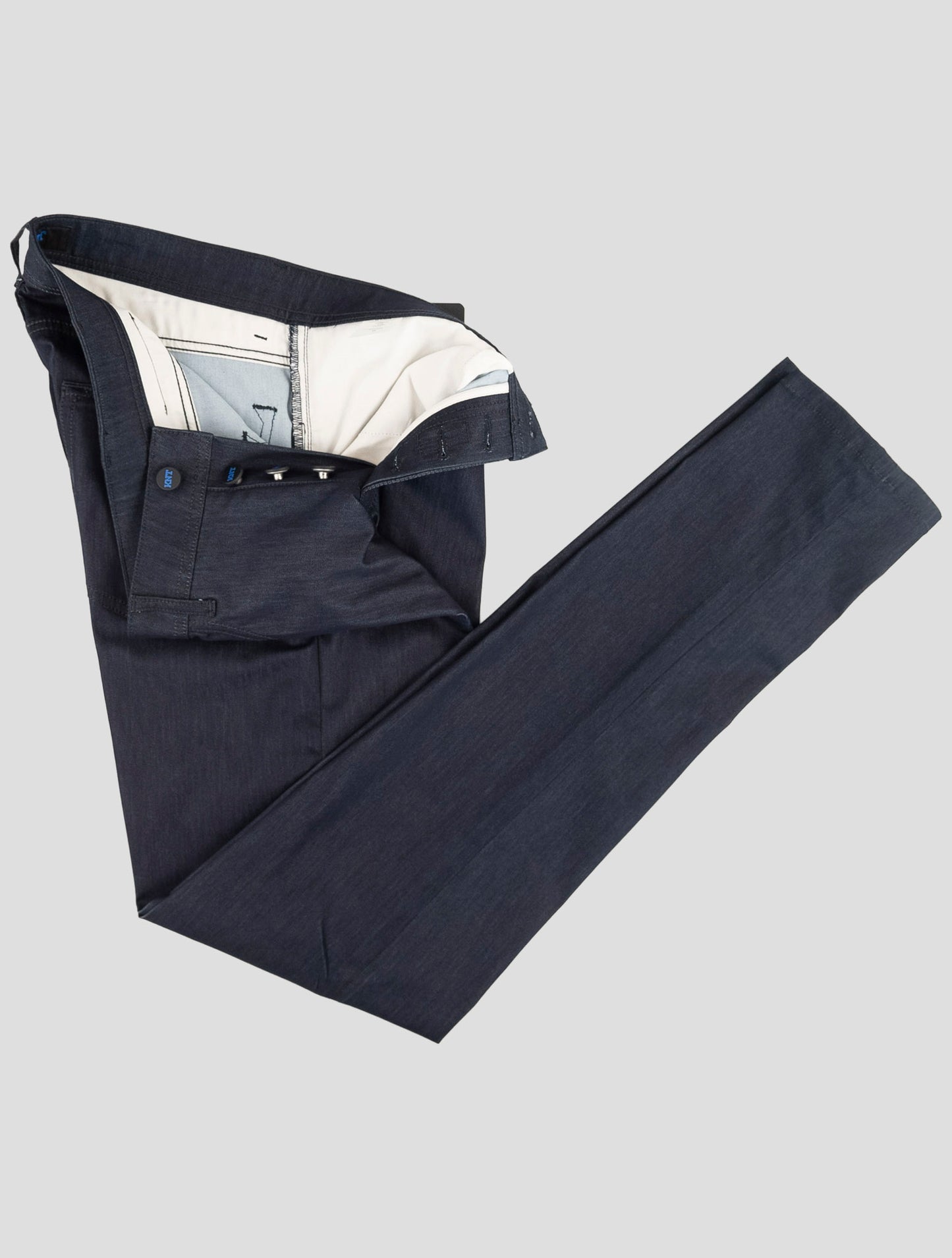 Kiton Knt Blue Cotton Pa Ea Jeans