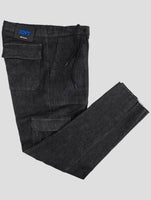 Kiton Knt Black Cotton Cashmere Ea Cargo Pants