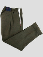 Kiton Knt Green Cashmere Pa Pants