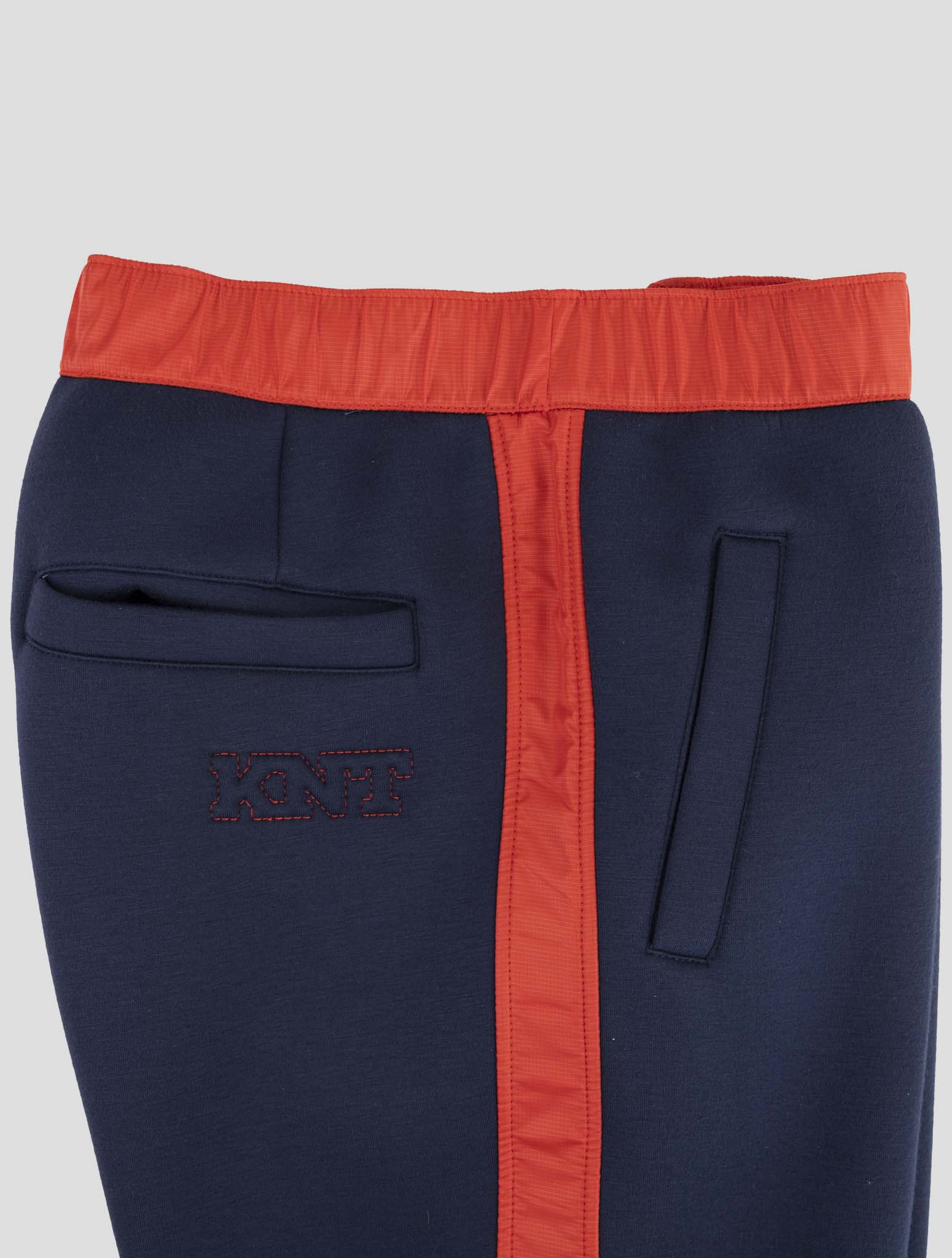 Kiton Knt Blue Viscose Ea Pants