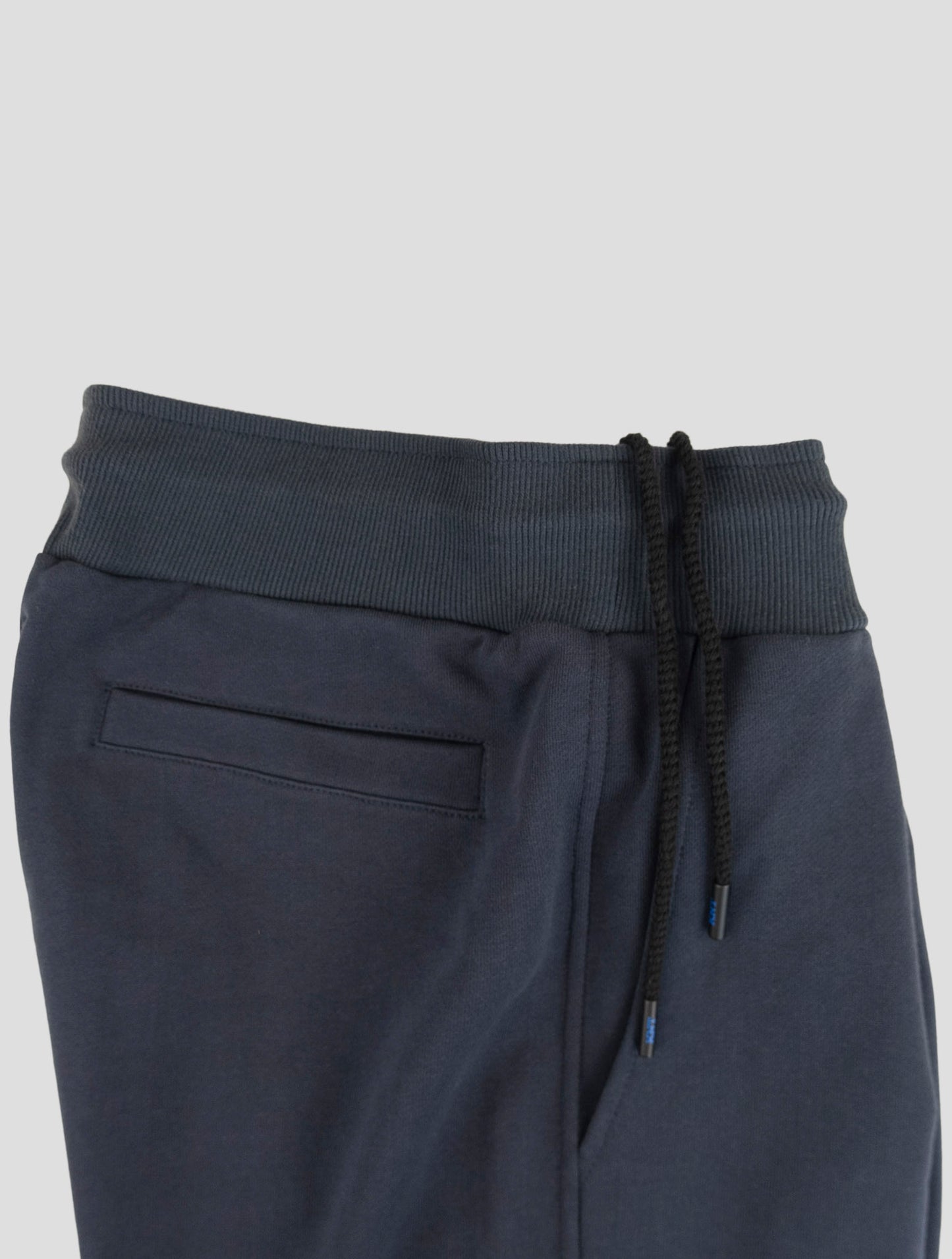 Kiton Knt Blue Cotton Jogging Pants